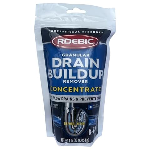 Roebic K-67GDB 16 Ounces Granular Drain Buildup Remover Cover