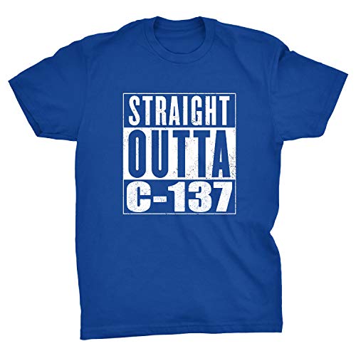 Preisvergleich Produktbild Straight Outta C-137.Compton T-Shirt (Blue, XL)