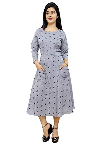 printed frock kurti