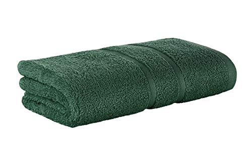 Premium Frottee Handtuch 50x100 cm in dunkelgrün von StickandShine in 500g/m² aus 100% Baumwolle