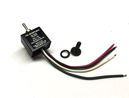 Waterproof 3 Position On-Off-On Toggle Switch Reverse Polarity DC Motor Control- Maintained