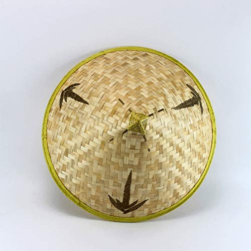 BESPORTBLE Chinês Chapéus Chapéu de Palha Chapéu Coolie Japonês Asiático Agricultor Chapéu DIY Acess