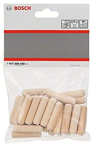 Preisvergleich Produktbild Bosch Professional geriffelte Holzdübel (30 Stück, Ø 10 mm)