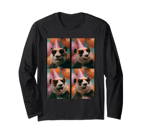 Funny Panda Sunglasses Animal Photo Booth Birthday ����T�V���c