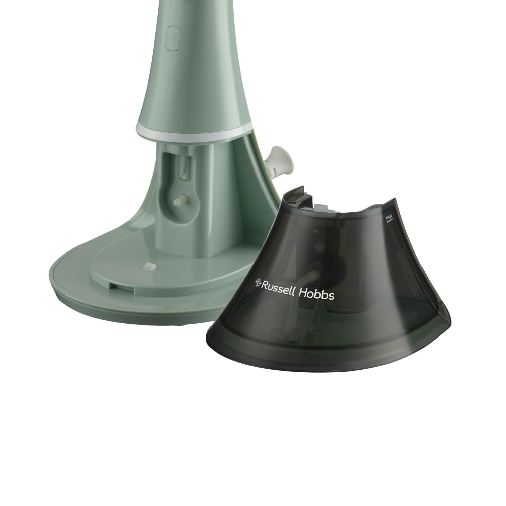 Russell Hobbs Ferro da Stiro Verticale Portatile [senza asse da stiro] (1600W, 22g/min Vapore, Riscaldamento Rapido, Spazzola Pelucchi) da viaggio, Essential 25592-56