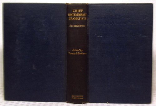 Chief Contemporary Dramatists Second Series B000JCX8PS Book Cover