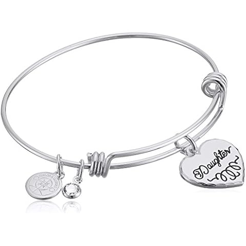Halos & Glories, Daughter Shiny Silver Bangle Bracelet Cover