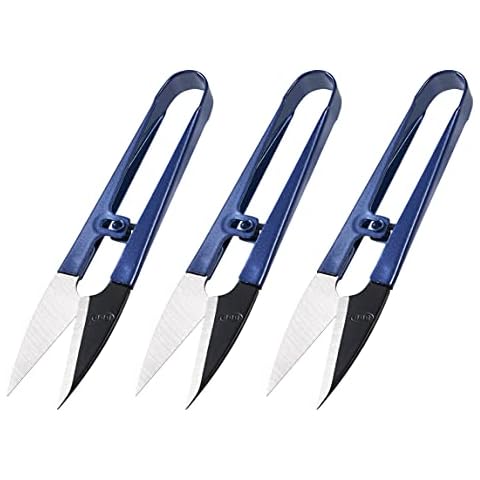 Beaditive Sewing Scissors (3-Piece Set) High-Carbon Steel Thread, Yarn, Embroidery Clippers | Handheld Snippers for Arts, Crafts, and DIY Projects | Multipurpose Use Cover