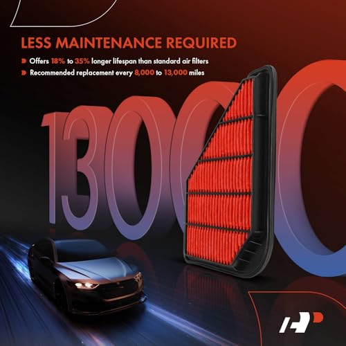 A-Premium Pre-oiled Engine Air Filter Compatible with Chevrolet Traverse 2009-2017 & GMC Acadia 2007-2016 2018, Acadia Limited 2017 & Buick Enclave & Saturn Outlook, 3.6L by A-premium - Used condition - Image 7