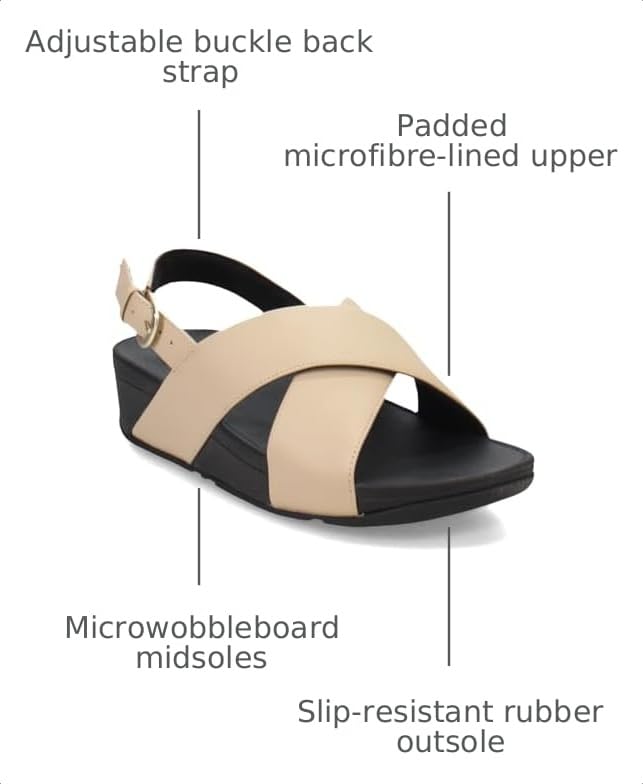 Image of FitFlop Women's, Lulu Cross Backstrap Sandal