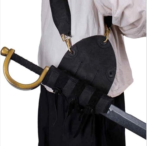 Support épée réglable cuir grenouille pour fixer facilement son arme LARP