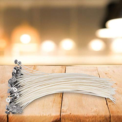 100 piezas de pabilos para velas de parafina 25 cm miniatura 5