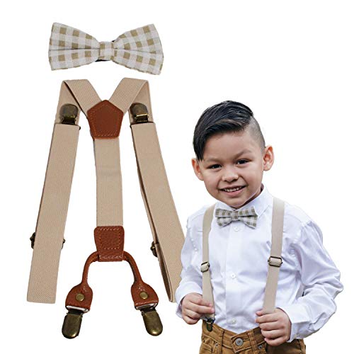 Suspenders and Bow Tie Set Adjustable for Boy Kid Child Son