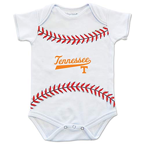 Image of College Kids Tennessee Volunteers NCAA MVP Baseball Infant Short Sleeve Bodysuit (6 Months)