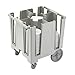 Cambro DCS950480 Versa Dish Caddy, Maximum Plate Size: 9-1/2" Speckled Gray DCS950-480