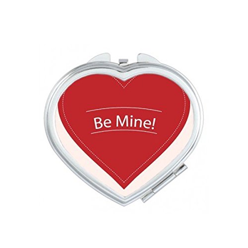 Miroir de maquillage nomade Coeur Rouge pour des retouches en voyage