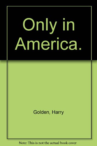 Only in America. [German] B001TD3UIQ Book Cover