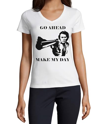 T-shirt col V en coton femme blanc idéal pour vos tenues décontractées d'été