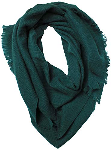 Écharpe laine femme et homme | Écharpe hiver verte