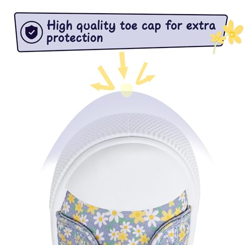 Image of K KomForme Toddler High Top Sneakers Canvas Shoes with Hook and Loops | Lightweight, Breathable