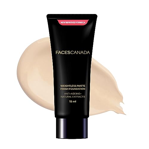 Facescanada Weightless Matte Finish Foundation Ivory 01 18Ml #TOP4