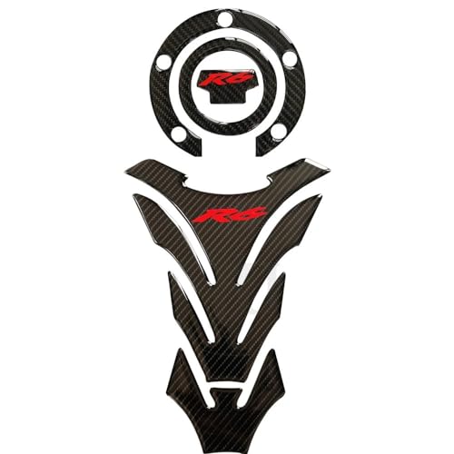 Autocollant en carbone pour moto Yamaha YZF R6 idéal pour sorties et piste