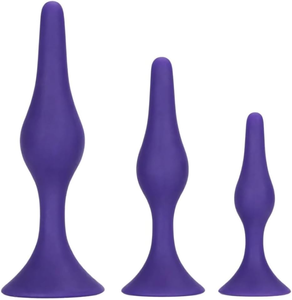 Generic Anal Stimulation Kit - 3 Sleek Silicone Probes for Beginner Training CU30034, Like Tpoto