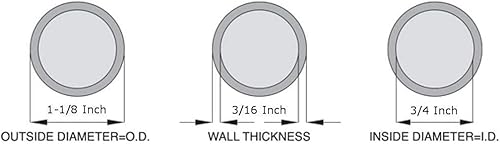 Miniatura 10 de OCS Parts Tubo de silicona de 3/8 pulgadas de diámetro interior x 9/16 pulgadas de diámetro exterior 10 pies Tubo de silicona de grado