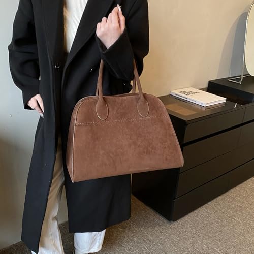 Bolso Tote de Cuero Retro para Mujer miniatura 2