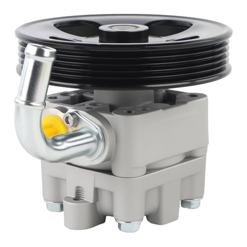 Daysyore 21-5142 Power Steering Pump with Pulley Fits for 1999-2003 Protege 1.8L 2.0L, 2002-2003 Protege5 2.0L, OE-Quality Power Assist Pump, Replace OE B26K32650B