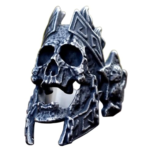 Image of Genuine Stainless Steel Ring Jewelry for Men Fashion Punk Biker Skull Rings