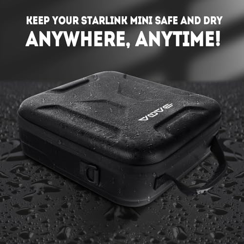 Image of Ultra-Light Case for Starlink Mini - Waterproof, Shockproof EVA for Starlink Case Shoulder Star Link Bag with Dual Carry Options | Ideal for Starlink Mini Accessories