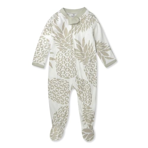 Image of HonestBaby Sleep & Play Footed One-piece Pajama Sleeper 100% Organic Cotton, Baby Boys