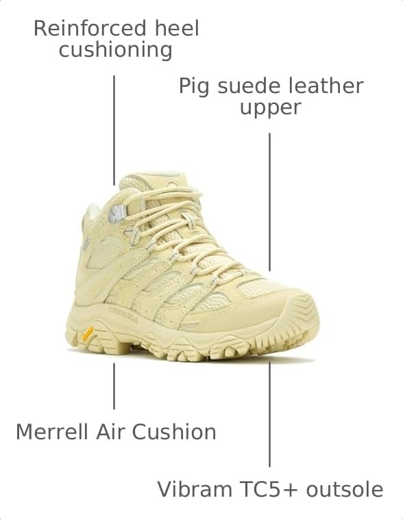 Image of Merrell Women's Moab 3 Mid Wp Hiking Boots