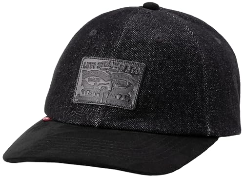 Casquette Levi's Men's Relaxed Dad Heritage Cap réglable en coton pour homme