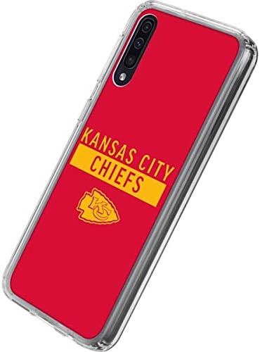 Skinit Clear Phone Case Compatible with Galaxy A50 - Officially Licensed NFL Kansas City Chiefs Red Performance Series Design