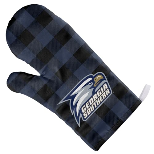 Georgia Southern University Buffalo Check Oven Mitt Kitchen and BBQ