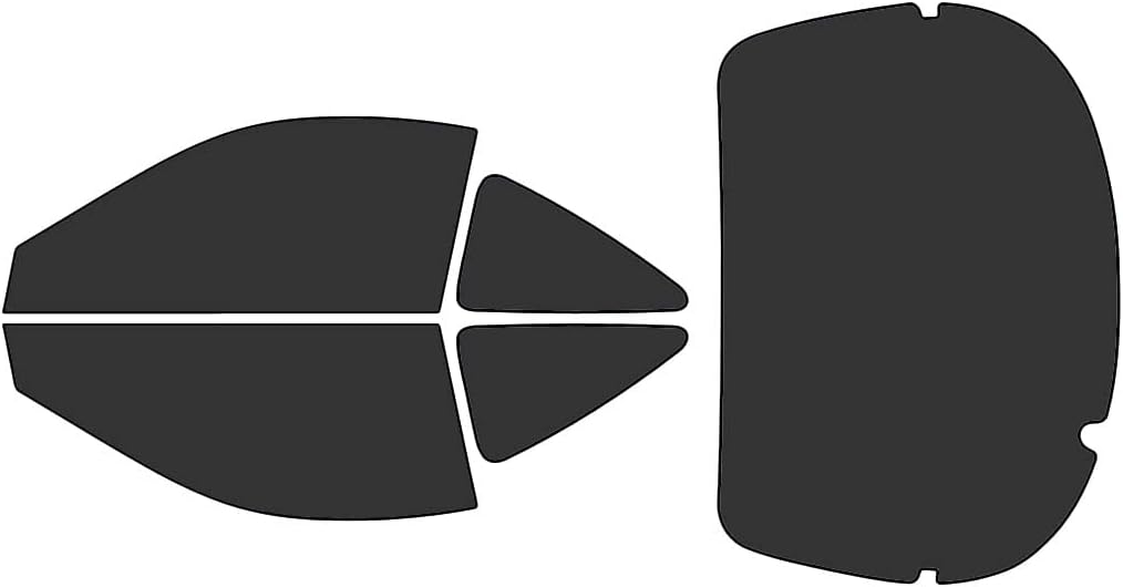 Rvinyl Window Tint Kit Compatible with Acura Integra 1994-2001 Coupe - Black 20% - Single Ply No Bubble Film - Do it Yourself Vehicle Complete Precut Kit