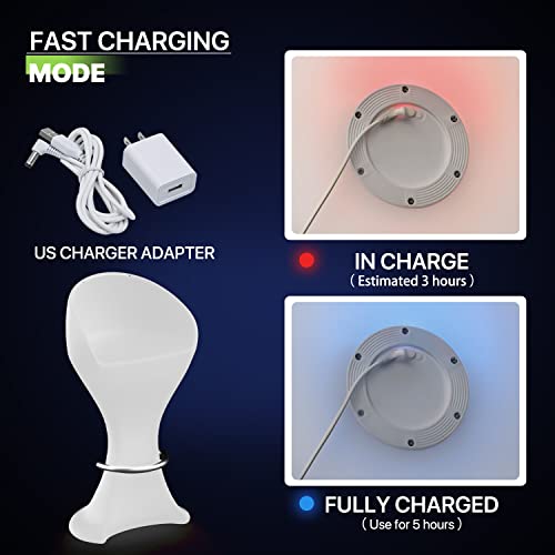 Magshion Color Changing Barstool 41" High Led Dimmable Stool With Metal Footrest, Rechargeable And Waterproof Outdoor Bar Chair Ambience Light Up Furniture For Patio Bar Cafe Pool Party #TOP6