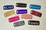 Custom Aluminum Luggage Tags - Personalized & Engraved to Your Specifications - Up to 5 Lines of Text on Both the Front & Back - Great Gift for Adults & Kids Who Travel