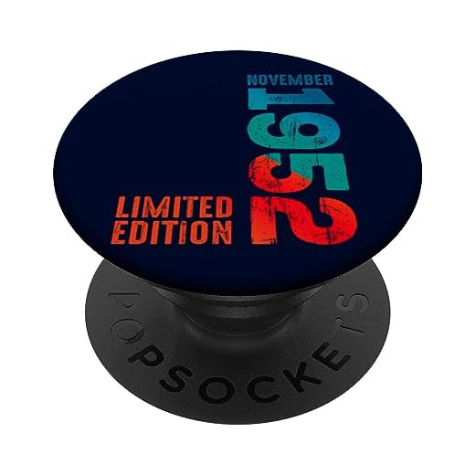 1952 Edición Limitada 1952 Noviembre 1952 Año 1952 Retro 1952 PopSockets PopGrip Intercambiable