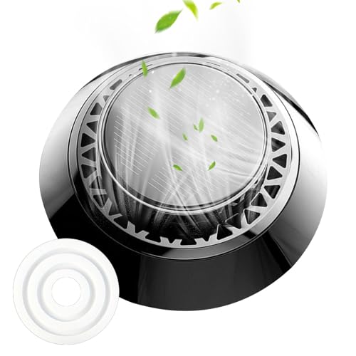 Jvjggag ソーラーパワー車用芳香剤 | 車用装飾香水ディフューザー | ポータブルソーラー車用芳香剤 車用小型芳香剤 車内装飾アクセサリー