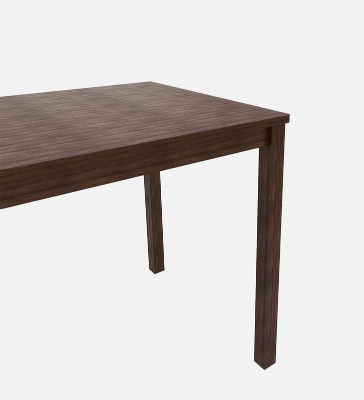 Image of Mintwud Pepperfry Sheesham Wood Dining Table with Cushion Chairs Wooden Dining Table Set for Living Room Home Dining Room Furniture Dinner Table Set (Dark Cappuccino-Finish, 6 Seater)