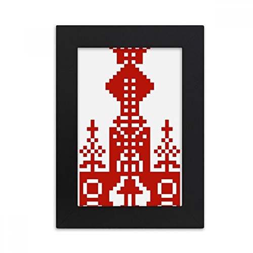 Cadre photo noir Russie de haute qualité au format 5X7 pouces multicolor - 2