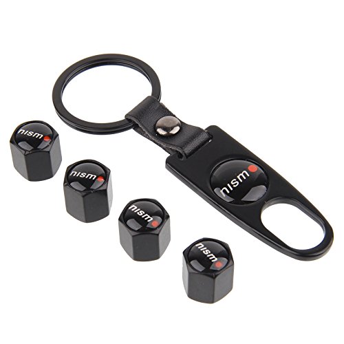 ZKHXFS zinc Alloy NISMO Logo tire Valve Cap Keychain Apply to for Nissan