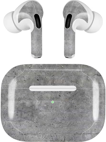 Skinit Decal Audio Skin Compatible with Apple AirPods Pro - Natural Grey Concrete Design
