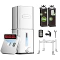 Purewell Square 2.25G PFAS-Free Gravity Water Filter System with Water Level Window & Smart Timer, 4-Stage Filtration, Reduce Lead, Total PFAS (Forever Chemicals), Mercury, and Chlorine, SQP-2.25G
