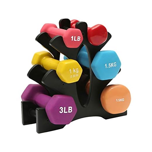 Eschindler Dumbbell Rack, 3 Tier Weight Rack for Dumbbell Storage Bracket Weightlifting Holder Free Weight Storage Stand for Home Gym Organization Max Load 30 lbs (Without Dumbbells) (B)