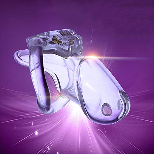 男性貞操装置HT-V3 樹脂貞操ベルト、Keuschheitsgurtel聖トレーナーV3 メンズ 貞操ケージ付き4 コック リング 大人のおもちゃ 透明 Maxi - 画像1