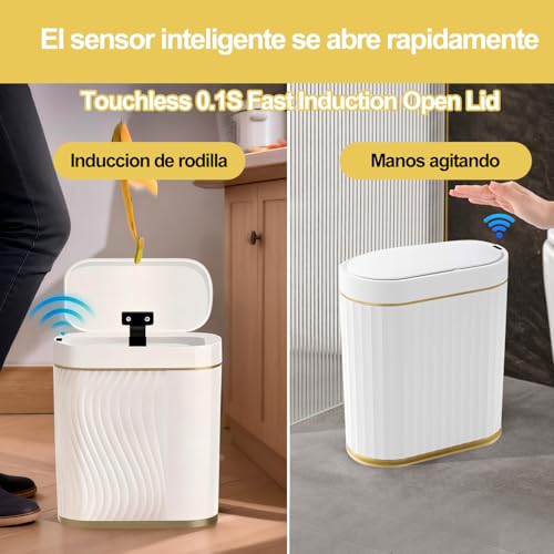 La Mejor Recopilación de Cubos de basura los mejores 5. 15 Cubos de basura marca MOONPAI (3)